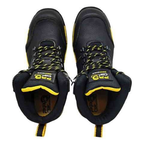 Botas Trabajo Hombre Tactica Botin Piel Casquillo Cliff 5042