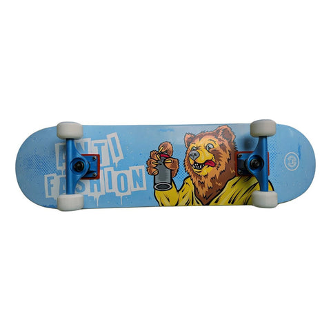 Patineta Profesional Antifashion Bear Blue Deck Completa 001