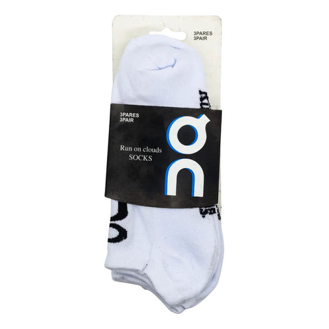 Calcetin Corto On Cloud Premium 3 Pack Original Para Hombre