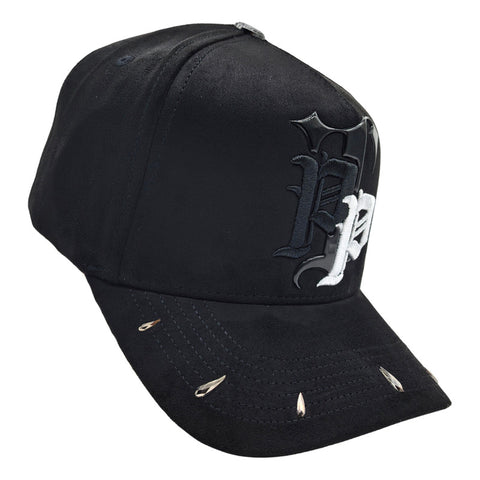 Gorra Premium Cashonly Negra Edición Tito Doble P Hombre B&w Negro Snapback Lisa