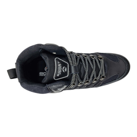 Bota Tenis Boost Senderismo Forro Termico  Negro Hombre 546