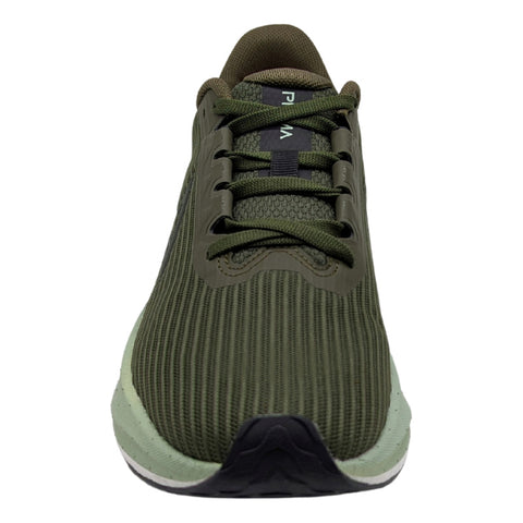 Tenis Pirma 4031 Running Verde Militar Para Mujer
