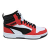 Tenis Puma Rebound V6 Mid Niños Jr Rojo Original 39383103