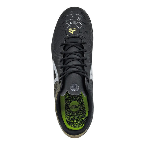 Tenis Pirma Turf 3067 Futbol Negro Oro Pasto Sintético Hombr Negro-oro 7.5 Mx