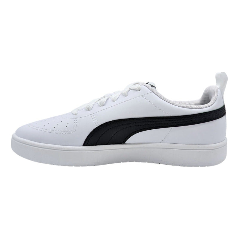 Tenis Puma Rickie Juvenil Niños 38431106 Blanco/negro