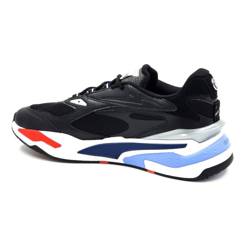 Tenis Puma Bmw Mms Rs-fast 30677001 Negro/azul-hombre