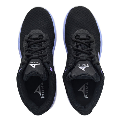 Pirma Mujer Tenis Deportivo Original Calzado Femenino Running 8016 Negro Blanco Talla 23 A 27.5 Cm