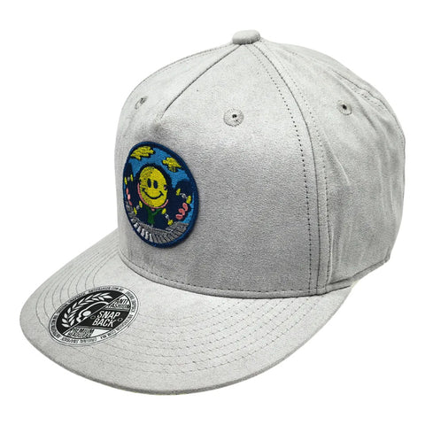 Gorra Antifashion Happy Skate Gris Gamuza Snapback 002