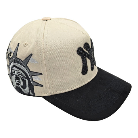 Gorra Cash Only Ny Diamond 010 Beige Snapback Unisex