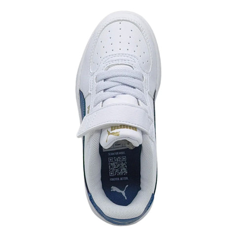 Tenis Puma Caven 2.0 Ac+ps Blanco Azul Infantil 393839 57