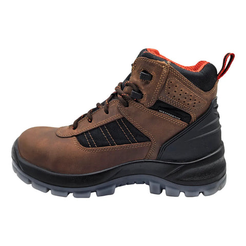 Botas Duty Gear 3638 Café Casquillo Waterproof Para Hombre