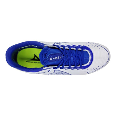 Zapatos Niños De Futbol Soccer Bco Azul 18-21.5 Pirma X 3044