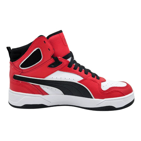Tenis Puma Rbd Break Mid Blanco Negro Rojo 402413 07 Hombre