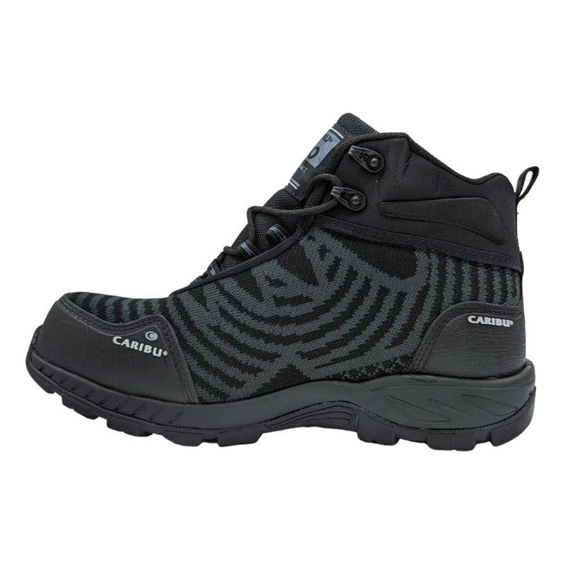 Bota Caribu 340 De Trabajo Con Casco Pp Negro-hombre