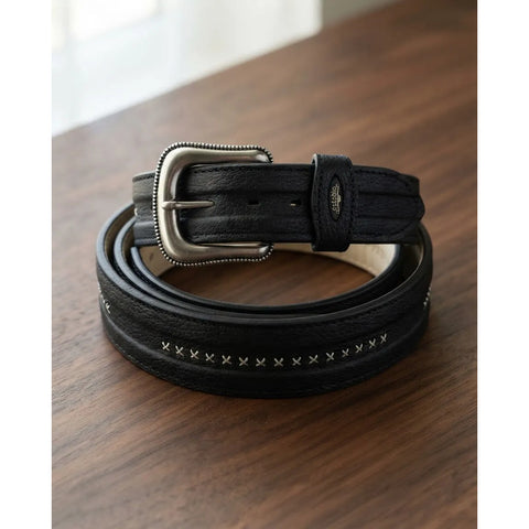 Cinturon Vaquero Piel Res Para Hombre Establo Modelo 107
