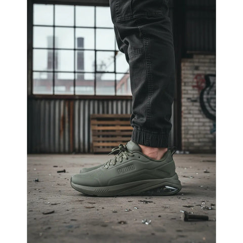 Tenis Puma Verse Verde Olivo Cámara De Aire 314577 01 Hombre