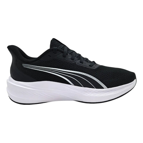 Tenis Puma Dasher Lite Negro Blanco Naranja 312586 19 Unisex