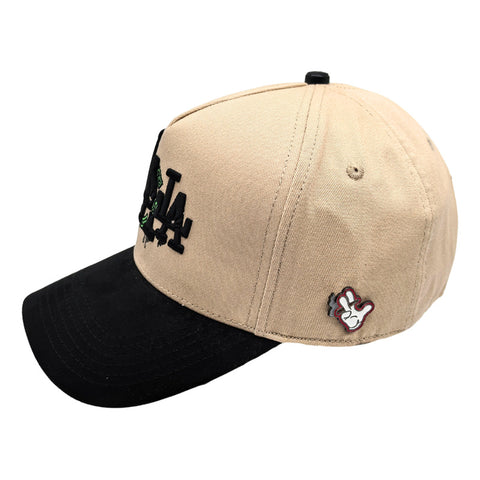 Gorra Cash Only La Money 008 Beige Snapback Unisex