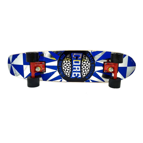 Patineta Cruiser Core Pro Azul/plata Trucks Rojo/neg 7.5x29