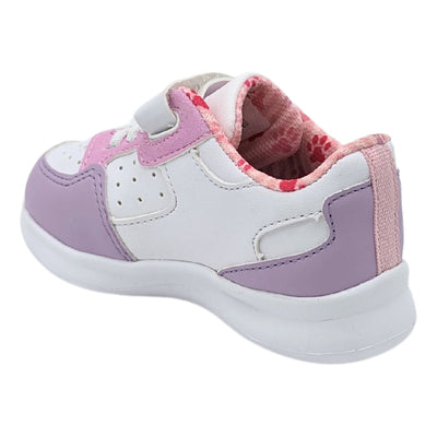 Tenis Pirma Urbano 5524 Blanco-morado Para Niñas