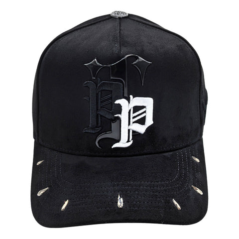 Gorra Premium Cashonly Negra Edición Tito Doble P Hombre B&w Negro Snapback Lisa