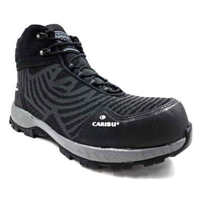 Bota Caribu 340 De Trabajo Con Casco Pp Negro/gris-hombre