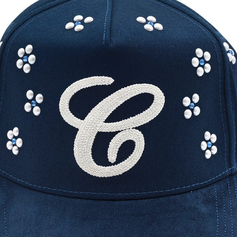 Gorra Cash Only C Flowers Azul Marino Bordado Snapback 048