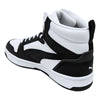 Tenis Puma Rebound V6 Mid Jr Blanco-negro 393831 01 Juvenil