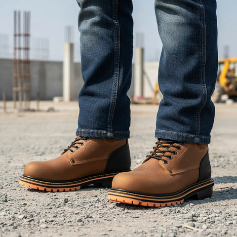 Bota De Trabajo Para Hombre Con Agujeta Establo 509 Original