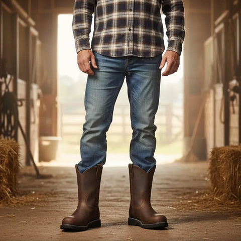 Botas De Trabajo Para Hombre Establo 508 Casco De Acero