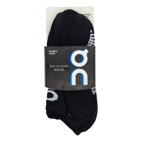 Tin On Cloud Run Algodón Compuesto B-n 3 Pares Unisex Negro Liso 6-9 M