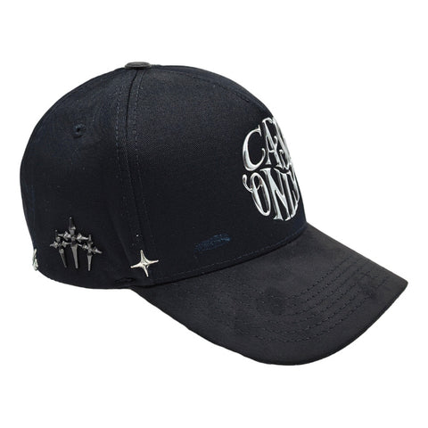 Gorra Cash Only Silver Liquid 012 Negro Snapback Unisex