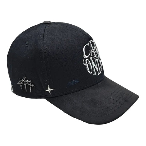 Gorra Cash Only Silver Liquid 012 Negro Snapback Unisex Negro Snapback Bordado