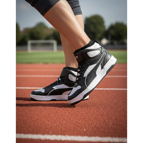 Tenis Puma Break Bota Negro Blanco Urbano 402413 05 Hombre