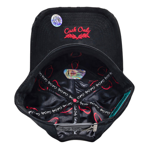 Gorra Cash Only Devil Money 006 Negro Snapback Unisex