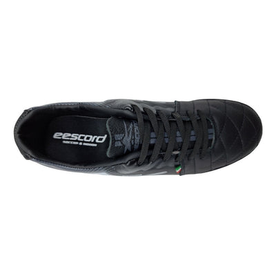 Tenis Futbol Multitaco Eescord 1030 100% Piel Total Negro