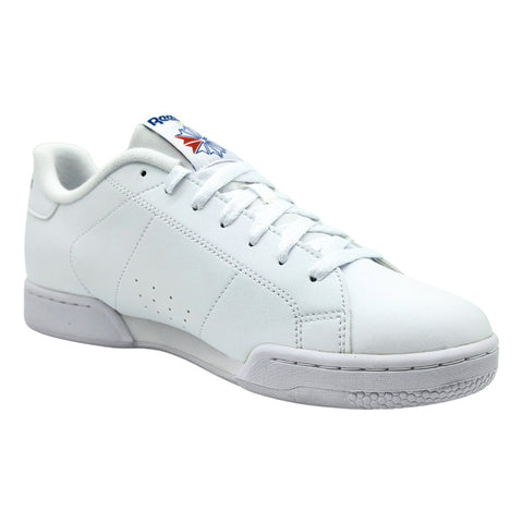 Tenis Para Hombre Reebok Npc Ii Syn Blancos Piel Clásico Originales Urbano Talla 25 Al 30 Cm