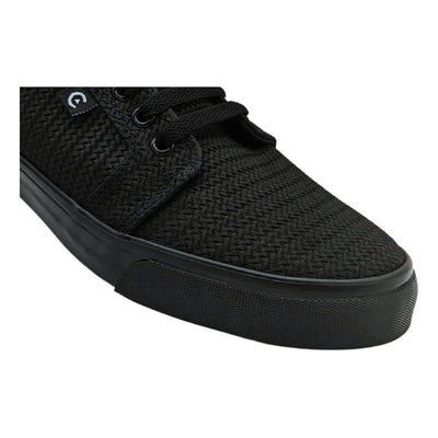 Tenis Skate Core Smith Piel Para Hombre Negro-negro 172555