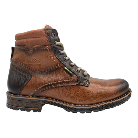 Bota Casual Hombre Trekking Urbana Piel Miel Romanos 7878