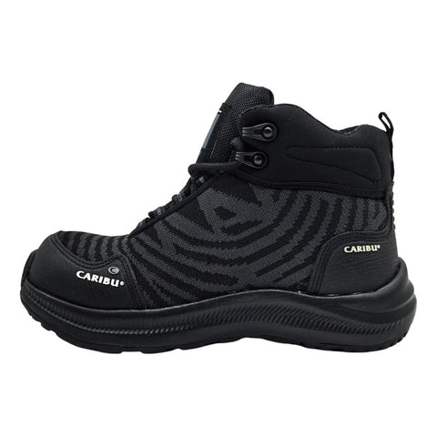 Botas Caribu 340d Negro Negro Con Casco Trabajo Dama