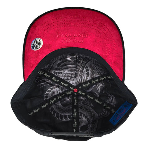 Gorra Cash Only México Box Negro Bordado Snapback 052