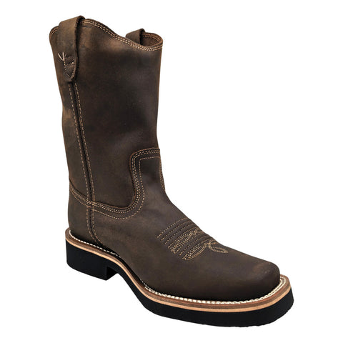 Bota Vaquera Establo 977 Hombre Piel Botin Charro Comoda