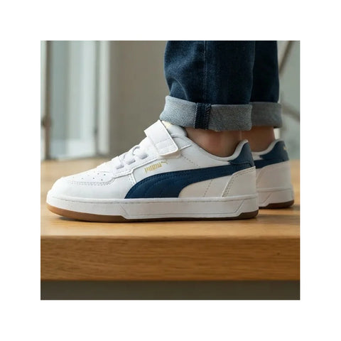 Tenis Puma Caven 2.0 Ac+ Niños 393839 57 Elasticos Velcro