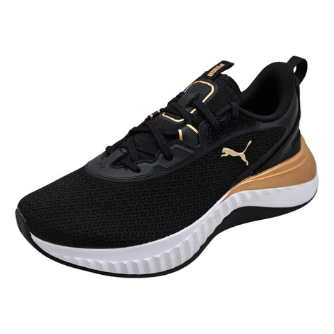 Tenis Puma Softride Sera Mujer 311208 01 Negro Oro Dama