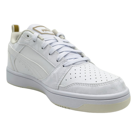 Tenis Puma Urbano Juvenil Estilo 40351301 Blanco Casual, Ligeros, Cómodos De Uso Diario
