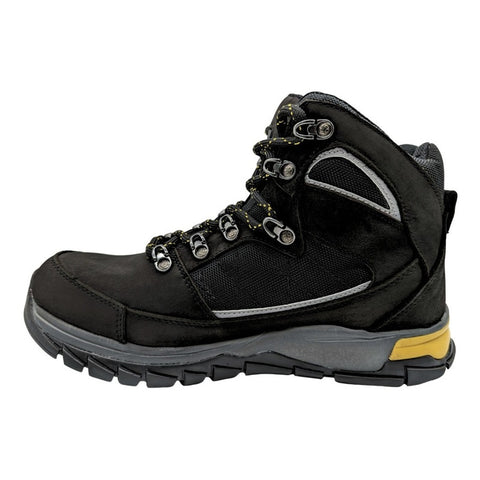 Bota Hombre De Senderismo Jeep 4506 Piel Nobuck Textil Negro