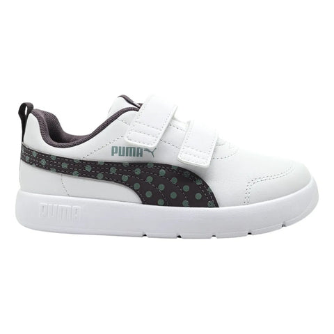 Tenis Puma Kinder Courtflex V3 1v Inf Niña Blanco 398758 06 Blanco Lisa 18.5 Mx