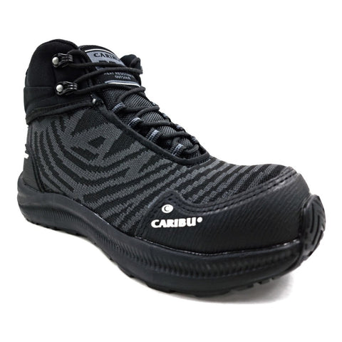 Bota Caribu 340d De Trabajo Con Casco Pp Negro/negro-mujer