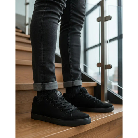 Tenis Circa Lopez 50 Skate Negro Hombre Adulto Ancho