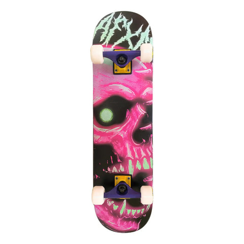 Patineta Antifashion Neon Skull Profesional Unisex